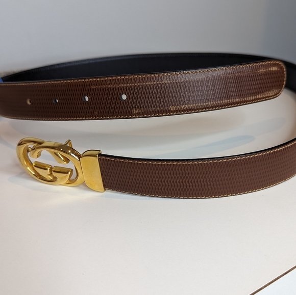 Vintage Gucci Men's/unisex leather belt - Picture 9 of 9